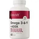 Жирні кислоти OstroVit Omega 3-6-9 + ADEK 60 капсул