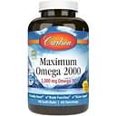 Жирные кислоты Carlson Labs Maximum Omega 2000 mg, 90 капсул