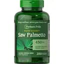 Натуральна добавка Puritan's Pride Saw Palmetto 450 mg 200 капсул