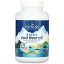 Риб'ячий жир з печінки тріски Nordic Naturals Arctic Cod Liver Oil Арктичний 180 капсул смак лимона (NOR-57885)