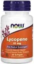 Натуральна добавка NOW Lycopene 10 mg, 60 капсул