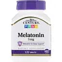 Мелатонин 21st Century 5 мг 120 таблеток