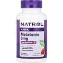 Мелатонин быстрорастворимый Natrol Melatonin Fast Dissolve 3 мг вкус клубники 150 таблеток