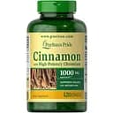 Натуральна добавка Puritan's Pride Cinnamon Complex with High Potency Chromium 120 капсул