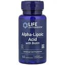 Альфа-ліпоєва кислота з біотином Life Extension 250 мг 60 капсул