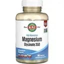 Магний глицинат высокой усвояемости KAL High Absorption Magnesium Glycinate 350 мг 160 вегетарианских капсул