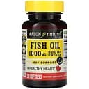 Жирні кислоти Mason Natural Fish Oil 1000 мг Omega 600 мг 30 капсул