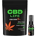 Олія канабідіолу CBD Life 5% зі смаком м'яти 10 мл