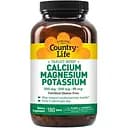 Витамины и минералы Country Life Target-Mins Calcium Magnesium Potassium 180 таблеток