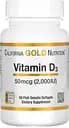 Вітаміни та мінерали California Gold Nutrition Vitamin D3 50 mcg, 90 рибних капсул