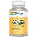 Мінерали Solaray Calcium Magnesium 2:1 Ratio with vitamin D2, 90 капсул