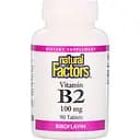 Вітамін В2 (рибофлавін) Natural Factors 100 мг 90 таблеток