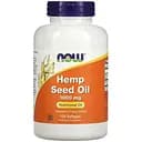 Натуральна добавка NOW Hemp Seed Oil 1000 mg, 120 капсул