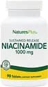 Витамины и минералы Natures Plus Niacinamide 1000 mg, 90 таблеток