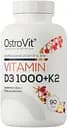 Витамины и минералы OstroVit Vitamin D3 1000 + K2, 90 таблеток