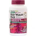 Натуральна добавка Natures Plus Herbal Actives Red Yeast Rice 600 mg, 120 міні таблеток