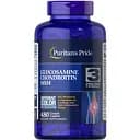 Препарат для суглобів і зв'язок Puritan's Pride Chondroitin Glucosamine MSM 3 Per Day Formula 480 каплет