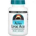 Альфа-липоевая кислота Source Naturals Alpha Lipoic Acid 120 таблеток