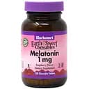 Натуральна добавка Bluebonnet Nutrition Earth Sweet Chewables Melatonin 1 mg 120 жувальних таблеток