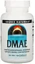 Натуральная добавка Source Naturals DMAE, 100 капсул