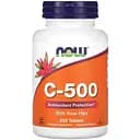 Витамины и минералы Now Vitamin C-500 Rose Hips 250 таблеток