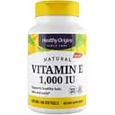 Витамины и минералы Healthy Origins Vitamin E 1000 IU 60 капсул