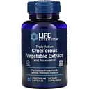 Экстракт крестоцветных Life Extension Triple Action Cruciferous Vegetable Extract with Resveratrol тройного действия с ресвератролом 60 вегетарианских капсул