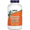 Витамины и минералы Now Potassium Gluconate Pure Powder 454 грамма