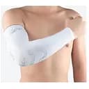 Компресійний рукав еластичний бандаж для волейболу, танців, гімнастики, йоги LVR 001 XL 42x29x19 см White (16027)