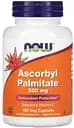 Витамины и минералы NOW Ascorbyl Palmitate 500 mg, 100 капсул