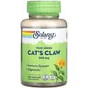 Натуральна добавка Solaray Cat's Claw 500 mg, 100 вегакапсул