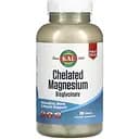 Магній хелатний бісгліцинат KAL Chelated Magnesium Bisglycinate 180 пігулок