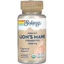 Їжовик гребінчастий Solaray Lion's Mane органічний ферментований 1000 мг 60 капсул