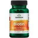 Вітаміни та мінерали Swanson Biotin 5000 мкг 30 капсул