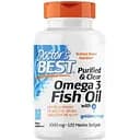 Жирные кислоты Doctor's Best Purified & Clear Omega 3 Fish Oil 120 капсул