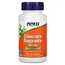Натуральна добавка Now Cascara Sagrada 450 mg 100 вегакапсул