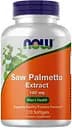 Натуральна добавка NOW Saw Palmetto Extract 160 mg, 120 капсул