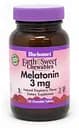 Натуральна добавка Bluebonnet Nutrition Earth Sweet Chewables Melatonin 3 mg, 120 жувальних таблеток