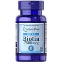 Витамины и минералы Puritan's Pride Biotin 7500 мкг 50 таблеток