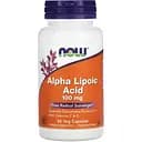 Альфа-ліпоєва кислота Now Foods Alpha Lipoic Acid 60 капcул