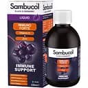 Сік чорної бузини, вітамін C і цинк Sambucol Black Elderberry Immuno Forte + Vitamin C + Zinc, 230 мл для підтримки імунної системи
