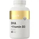 Жирні кислоти OstroVit DHA + Vitamin D3 60 капсул