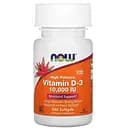 Витамины и минералы Now Vitamin D3 10 000 IU 240 капсул