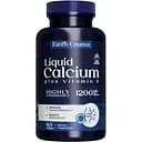 Вітаміни та мінерали Earth‘s Creation Liquid Calcium 1200 Plus Vitamin D3 60 капсул