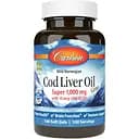 Жирні кислоти Carlson Labs Cod Liver Oil Gems Super 1000 мг 100 капсул