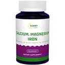 Мінеральний комплекс Sunny Caps Кальцій, Магній, Залізо 100 капсул