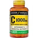Вітаміни та мінерали Mason Natural Vitamin C 1000 мг with Rose Hips & Zinc 100 каплет
