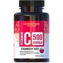 Вітаміни та мінерали Golden Pharm Vitamin C 500 мг with Acerola 100 таблеток Полуниця