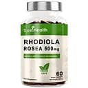 Екстракт родіоли рожевої True Health Rhodiola Rosea 500 mg, 60 вегакапсул для боротьби зі стресом