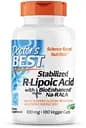 Натуральная добавка Doctor's Best Stabilized R-Lipoic Acid 100 mg, 180 вегакапсул